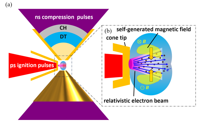 快电子束在量子简并等离子体中输运的自组织箍缩效应 快电子束在量子简并等离子体中输运的自组织箍缩效应