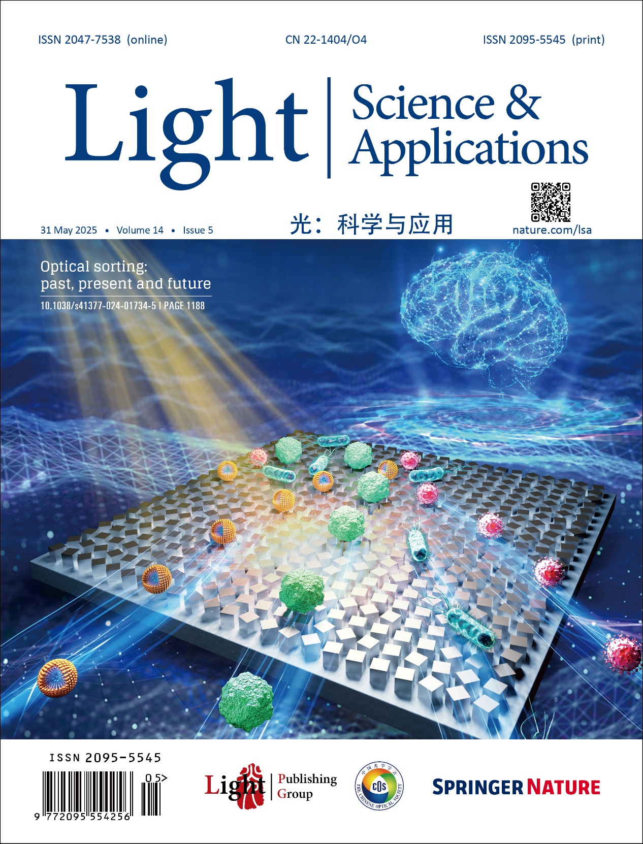 王占山/程鑫彬/施宇智/张卉/仇成伟等Light封面综述：光学分选技术