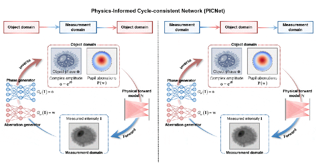 Adv. Photon.丨清华大学精密仪器系研究团队实现像差自校准的智能显微成像