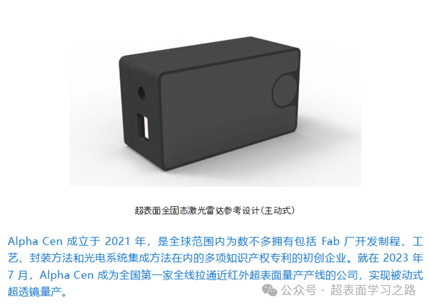 马上2026年了，超表面产业化现在怎么样了？诞生了哪些公司呢？